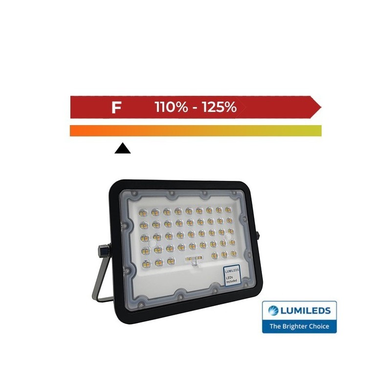 Foco Proyector LED 50W NEW AVANT BLACK - CCT COLOR SELECCIONABLE