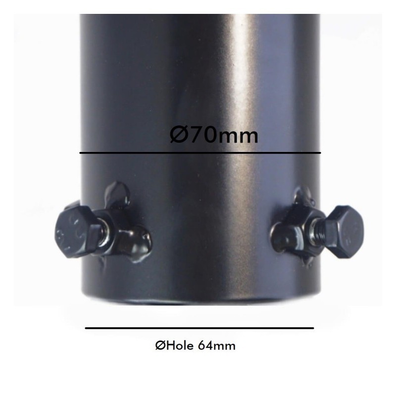 Cruceta de Acero de 3 Brazos