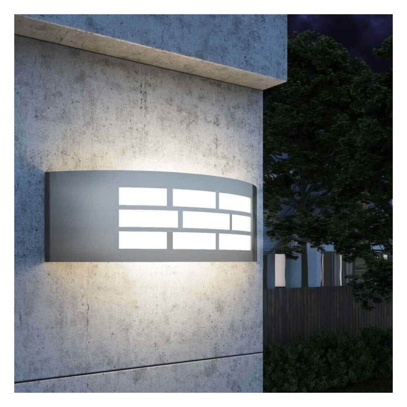 Aplique para LED E27 GOTEMBURGO INOX Exterior