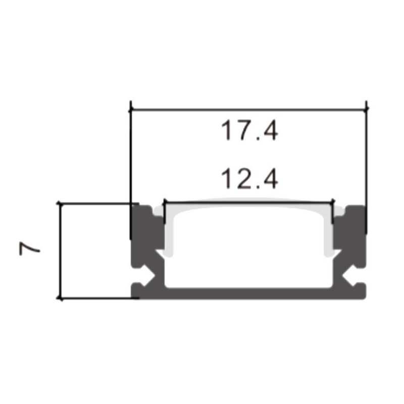 ACHETEZ Profil aluminium 2m "U"