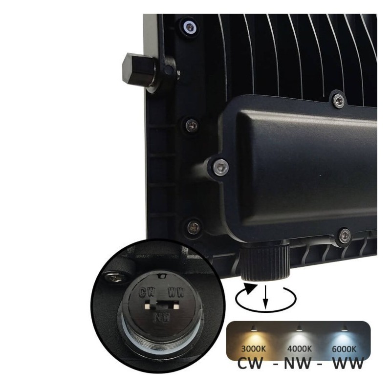 Foco Proyector LED 50W NEW AVANT BLACK - CCT COLOR SELECCIONABLE