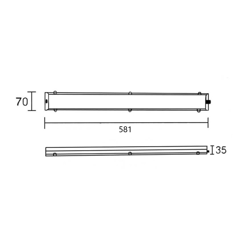 Regleta LED - ARTISTIC - Lineal 40W - OSRAM CHIP - Techos Exclusivos Y Personalizables - 120Cm