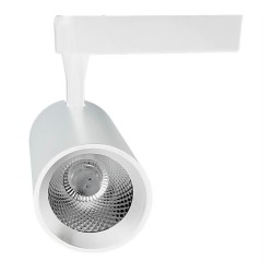 Foco LED 30W PARMA Blanco Carril Monofásico - CCT - CRI+92 - 48º