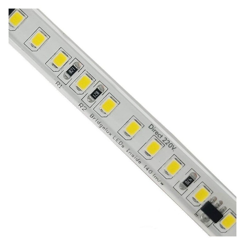 STRAP LED 220V | 20w / m | 140xLED / M | 50m | SMD2835 | 2660lm / m | IP67 |