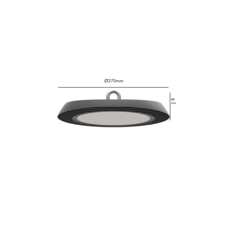 Hood Industrial LED 200W-150W-100W UFO Endurance Osram Chip Duris E 2835