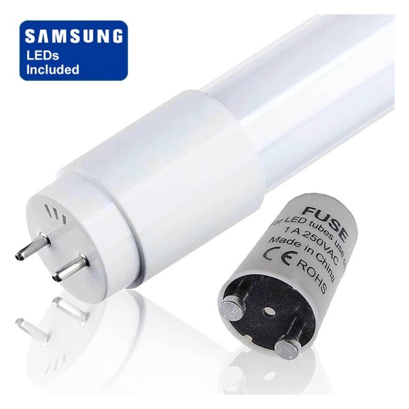 24W Crystal LED Tube 150cm 300º - High Luminosity - Samsung Chip Pack 10