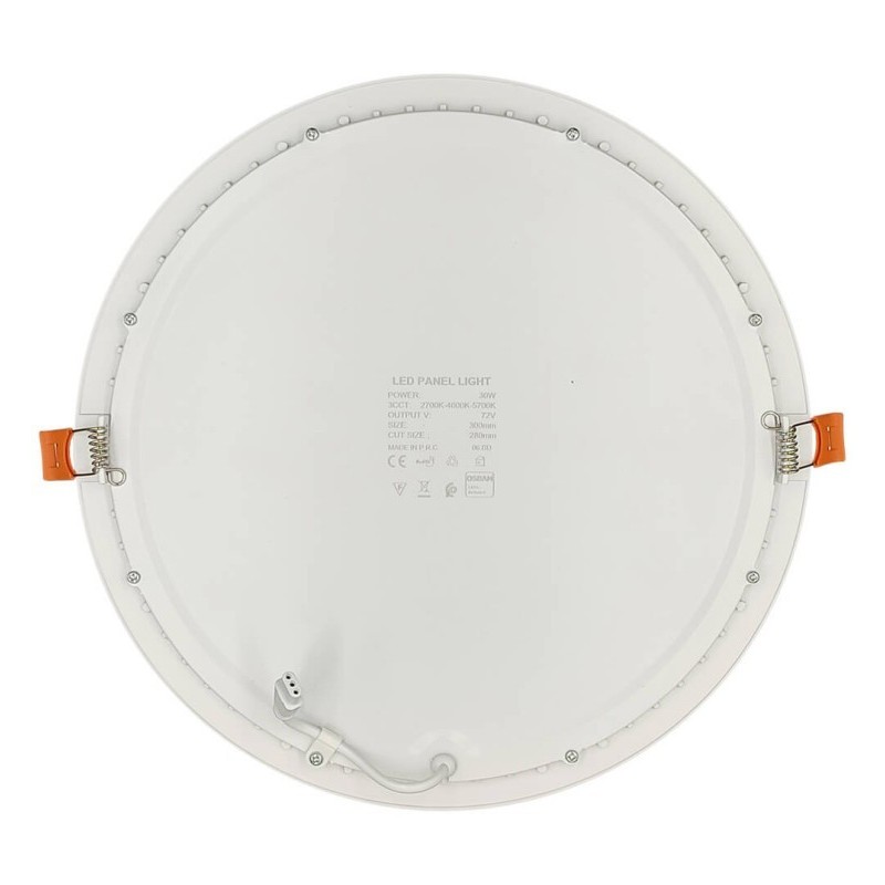 30W circular slim LED plate - CCT - Osram Chip Duris E2835