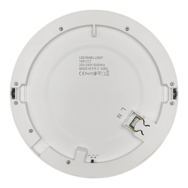 Downlight + Plafón LED - Circular- MOSS NEGRO LUMILEDS - 18W AJUSTABLE - CCT Color Seleccionable