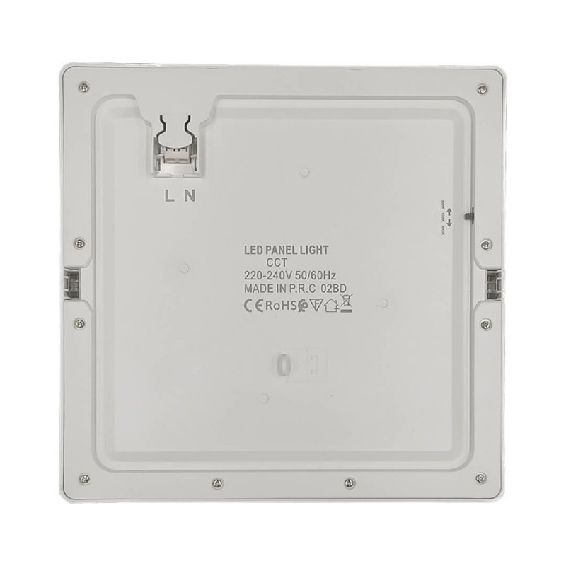 Downlight + Plafón LED - Cuadrado- MOSS NEGRO LUMILEDS - 18W AJUSTABLE - CCT Color Seleccionable