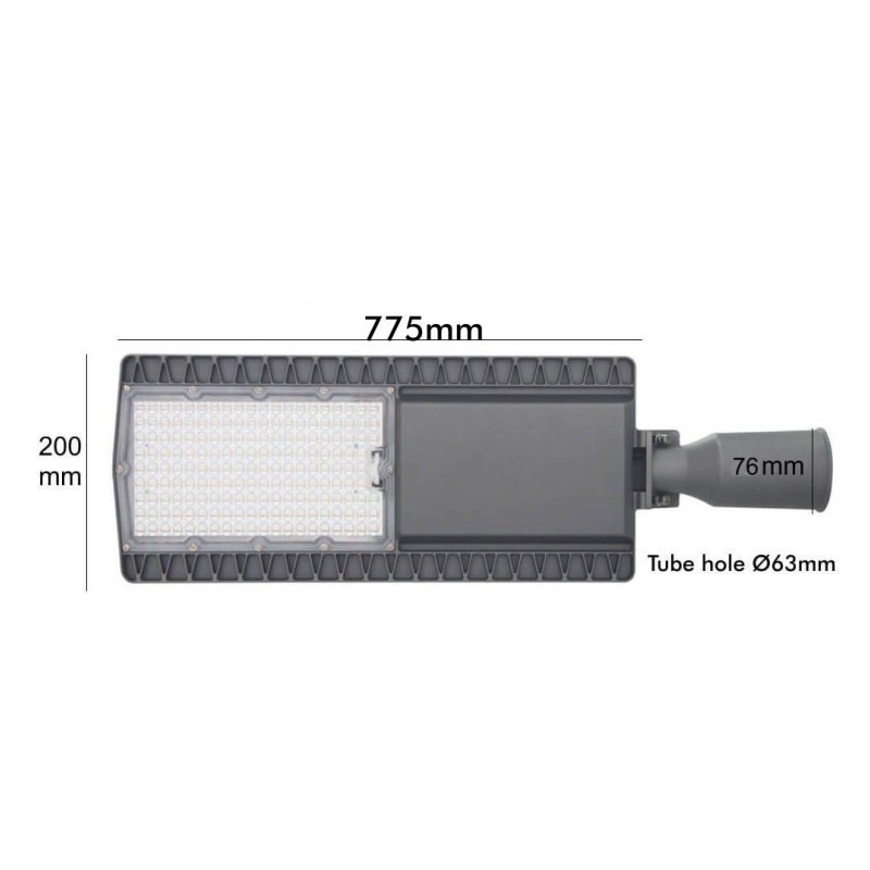 Farola LED 150W HALLEY BRIDGELUX Chip 150lm/W