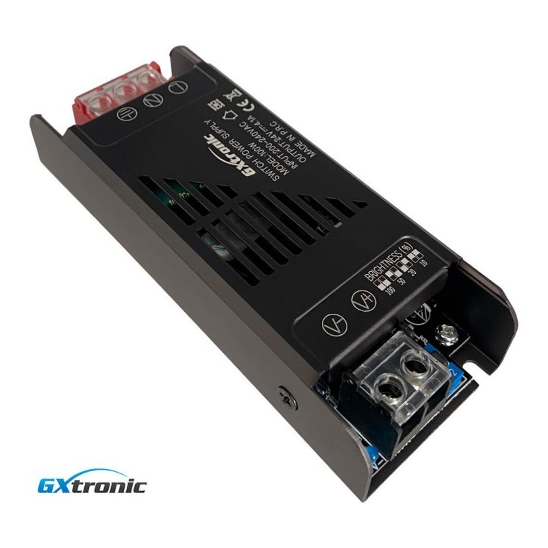 Fuente Alimentación 24V 100W 4.1A Aluminio IP20 - GXTronic