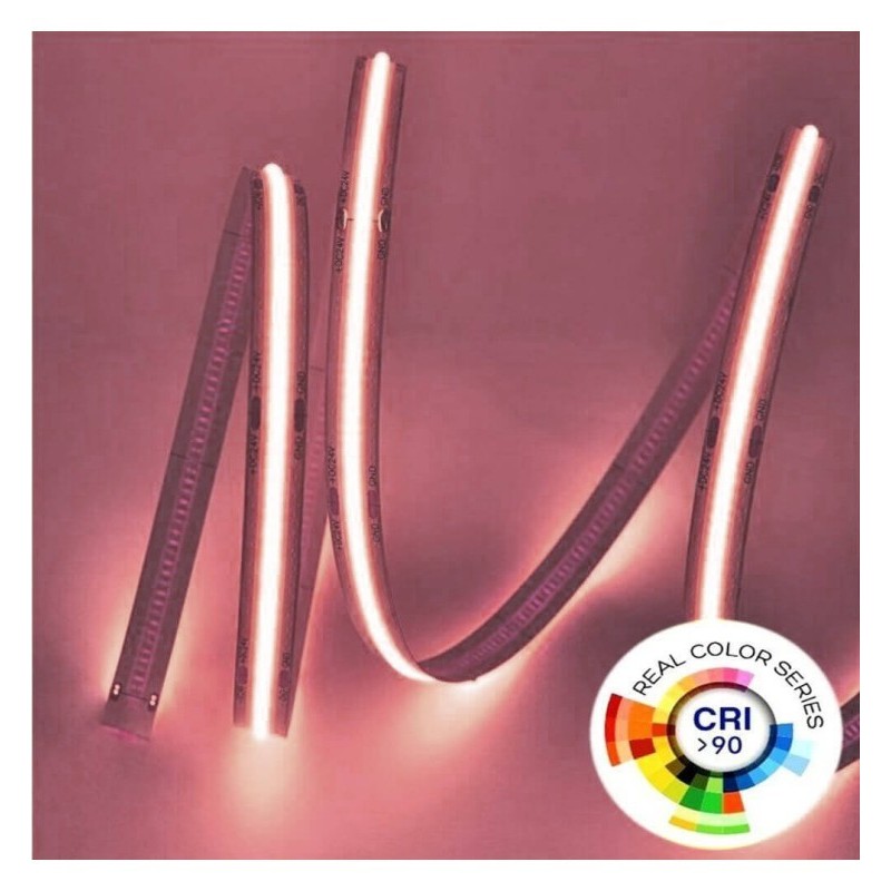 Strip LED COB 24V | 512 LED / M | 5m | Flip Chip | 1650lm | 15w / m | CRI90 | Ip20