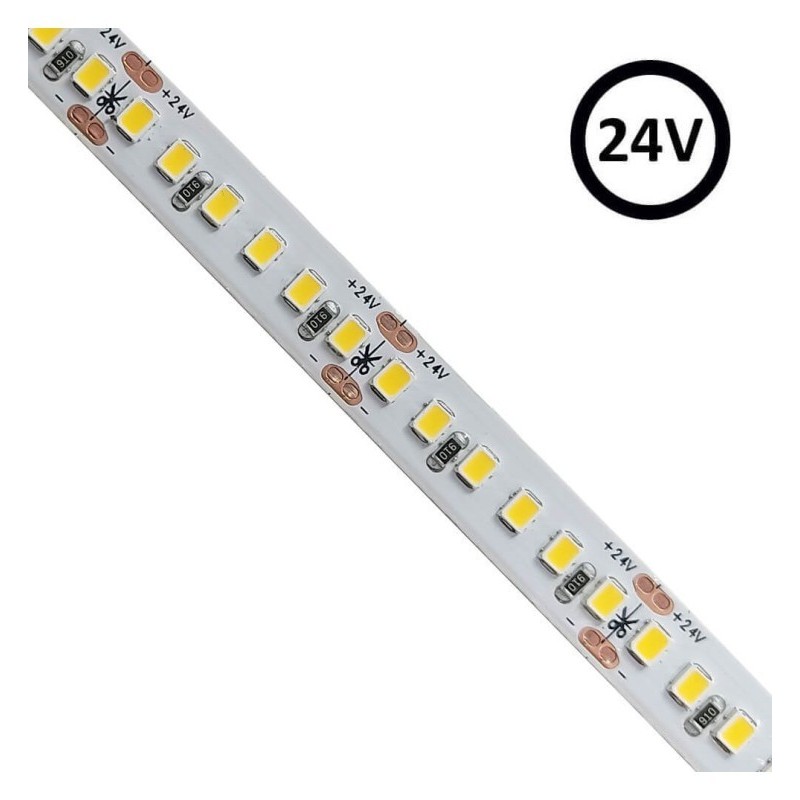 24V LED strip | 180xLED / M | 5m | SMD2835 | 11200lm | 16w / m | Ip20