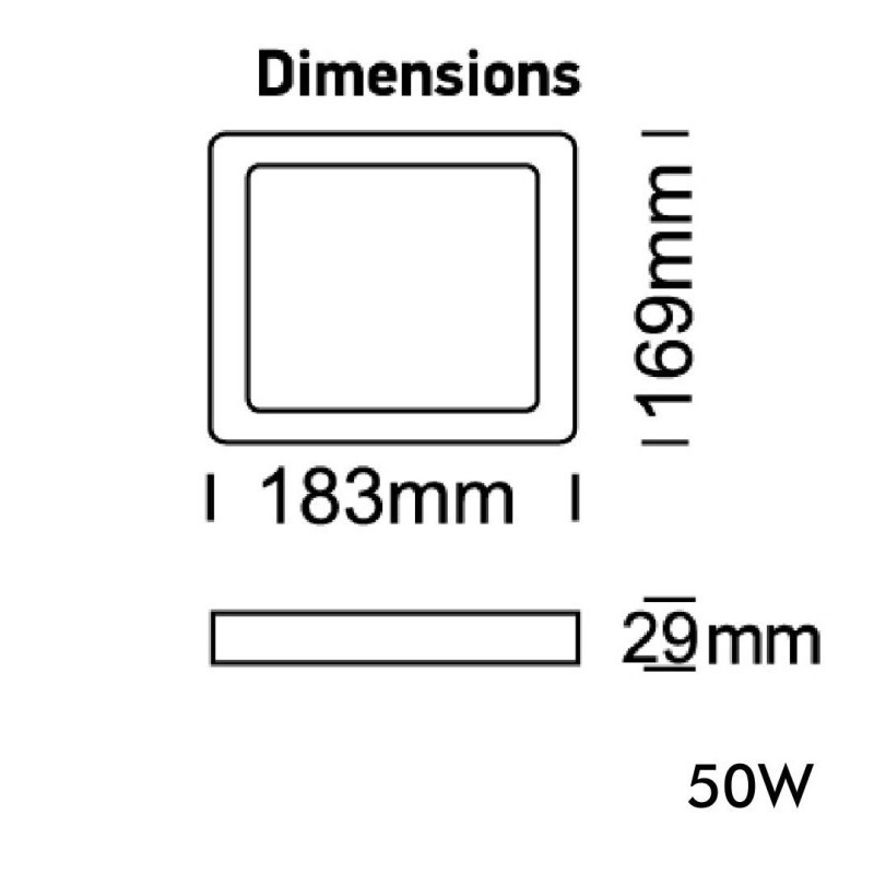 Focus Led 50W projector - New Action - Osram Chip Duris