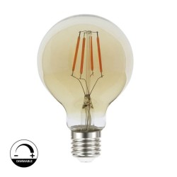 Bombilla LED Filamento Vintage 6W E27 G80 Gold - DIMABLE