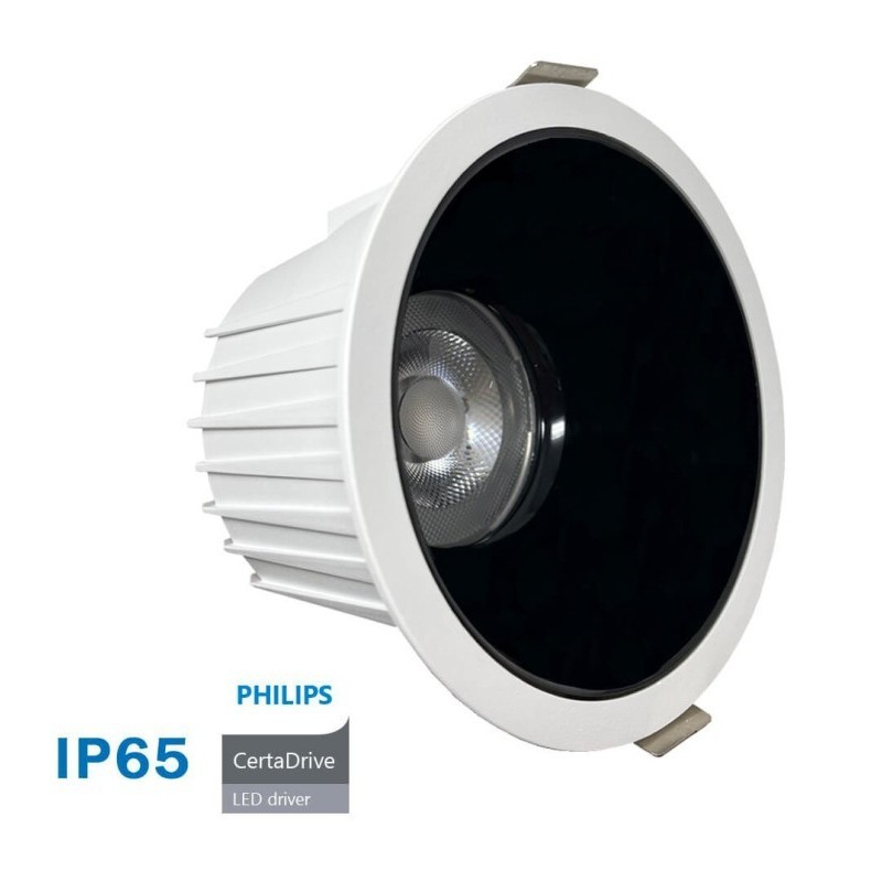 Downlight LED 40W Circular - Philips CertaDrive - CCT - UGR13 - IP65