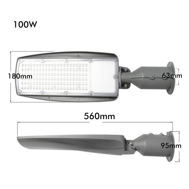 Candeeiro de rua LED 100W FRIGG - Philips LUMILEDS Chip