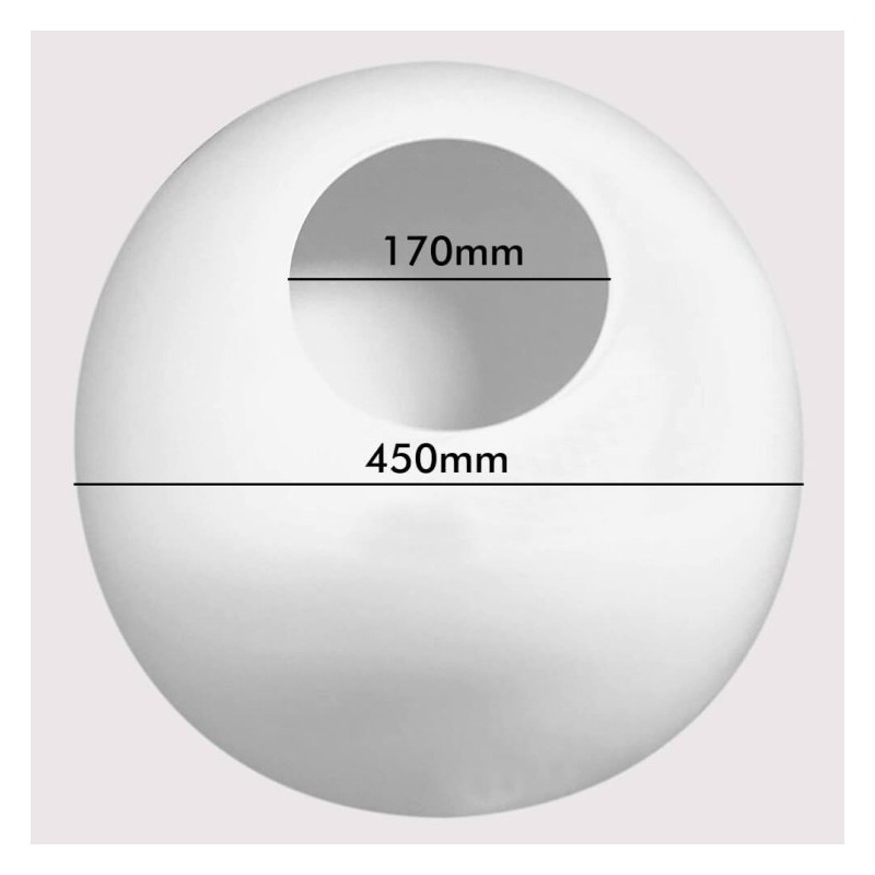 Acheter Réverbère Globo pour ampoule LED E27 - 40W -50W