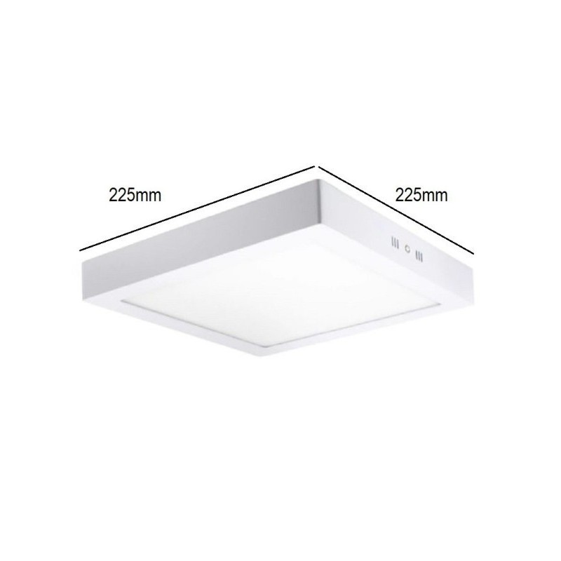 Comprar Plafón LED Superficie Cuadrado 20W Osram - Lámpara de Techo