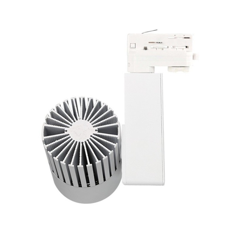 Comprar Foco LED 40W GRAZ BRIDGELUX Chip Blanco para Carril TRIFASICO100º