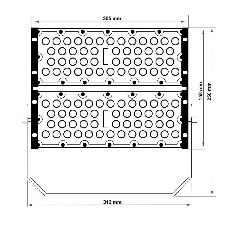 Comprar Proyector LED 100W DOB MAGNUM OSRAM Chip SMD3030-3D 180Lm/W 60º