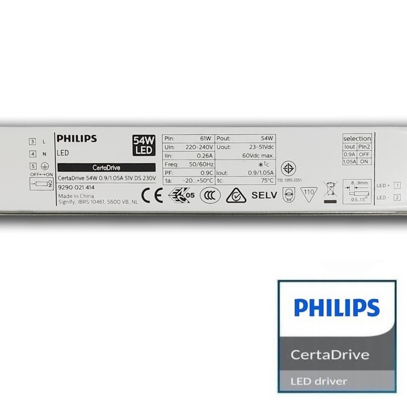 Acheter Réglette Étanche LED 150cm Driver Philips COREPLUS 55W - CCT