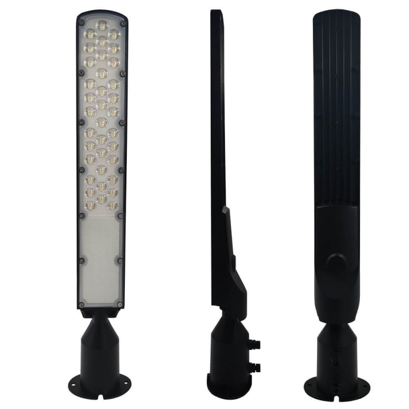 ▷ Lampadaire LED noir 100W AREA FLEX Orientable OSRAM Chip - Extérieur IP65