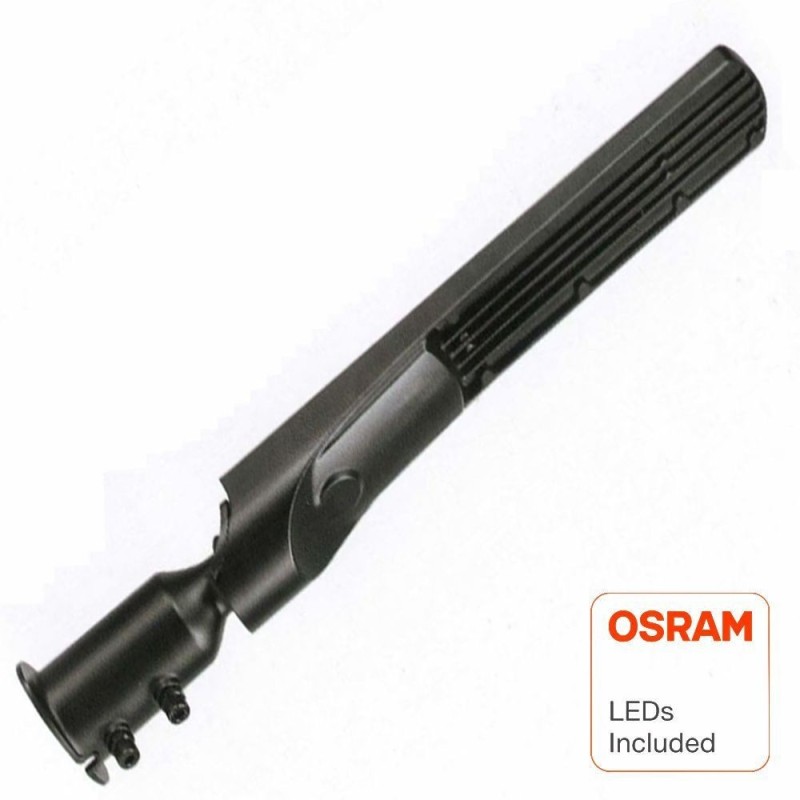 ▷ Lampadaire LED noir 100W AREA FLEX Orientable OSRAM Chip - Extérieur IP65