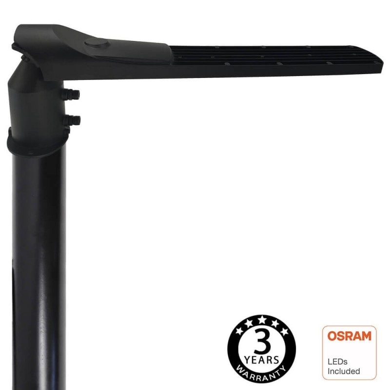 ▷ AREA FLEX 50W LED Preto Orientável OSRAM Chip - Exterior IP65