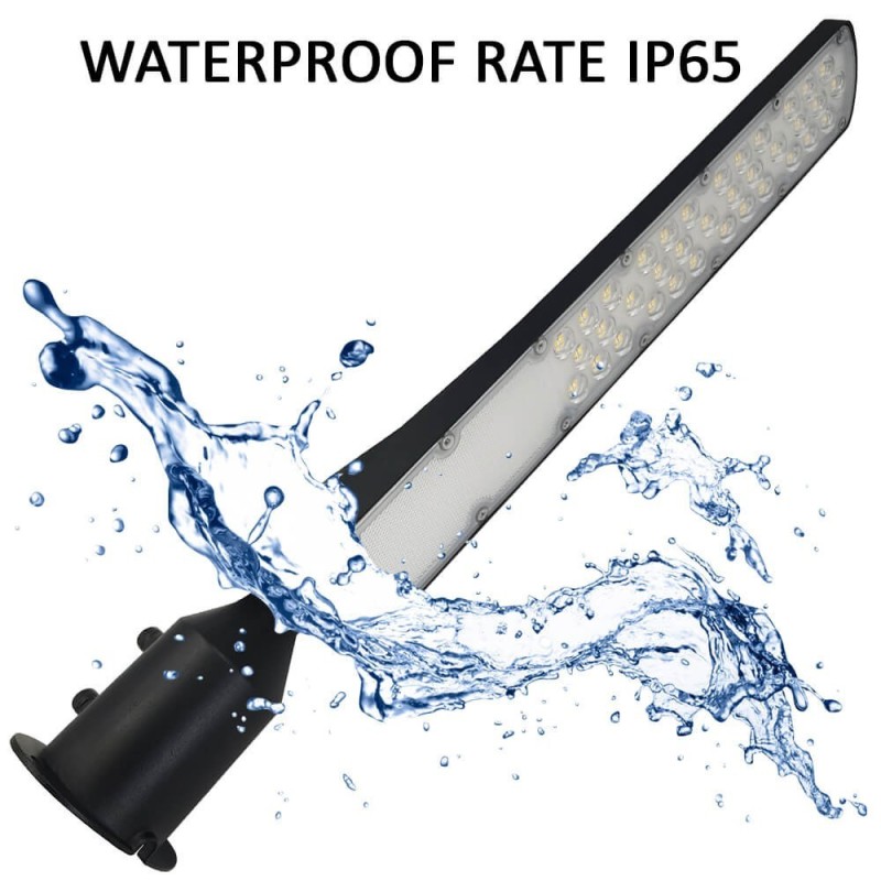 ▷ Led Streetlight 50W Black AREA FLEX Orientable OSRAM Chip - Outdoor IP65