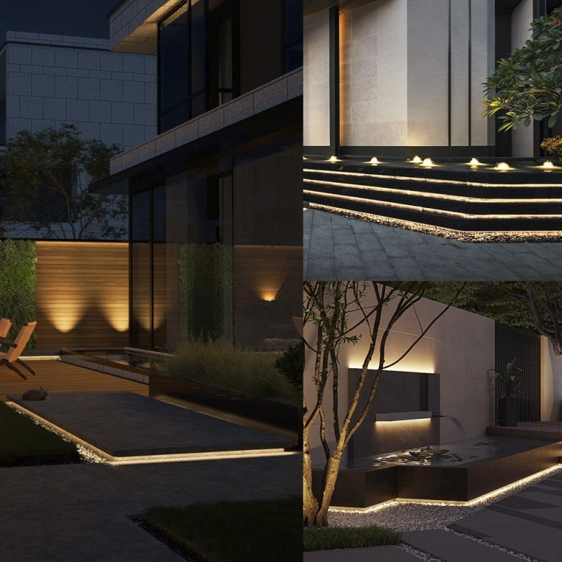 ✔️ Tira LED Exterior 220V Direct 50M - Varios tonos Blancos