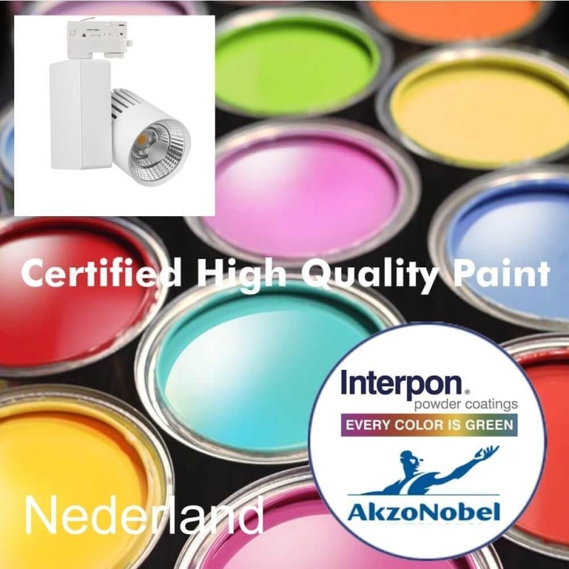 ▷ Spot Led Rail Monophasé GRAZ 40W CRI+98 | Chip Bridgelux | 3CCT