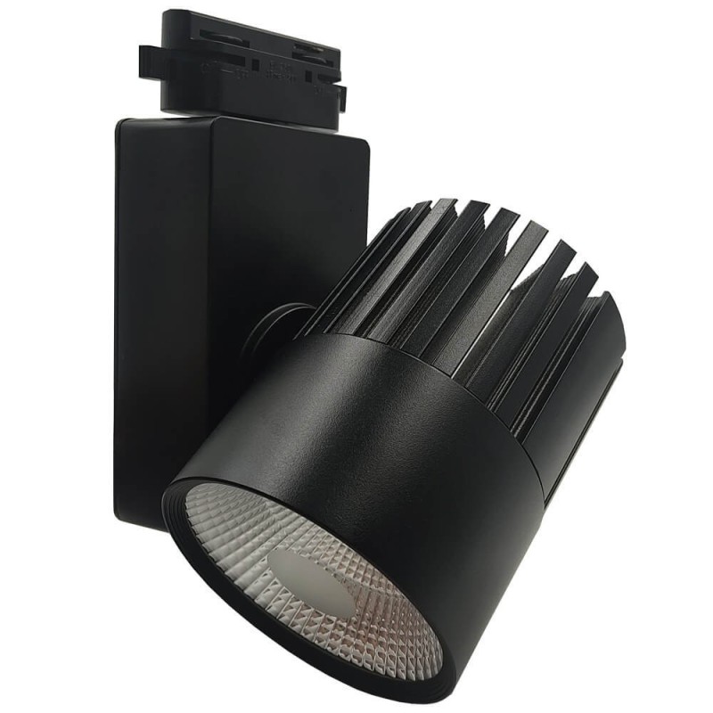 ▷ Comprar Foco Calha Monofásica Preto 40W GRAZ | Luz 3CCT CRI+92