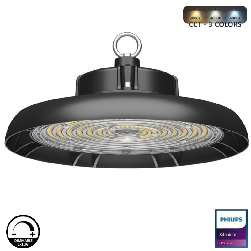 ▷ Campana Industrielle LED UFO GERMANY | Haute Efficacité & Régulation 1-10V