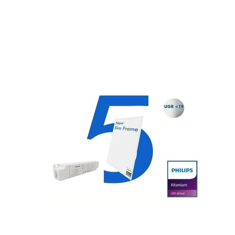 PANEL LED 60X60 UGR CON DRIVER LIFUD REGULABLE 1-10V