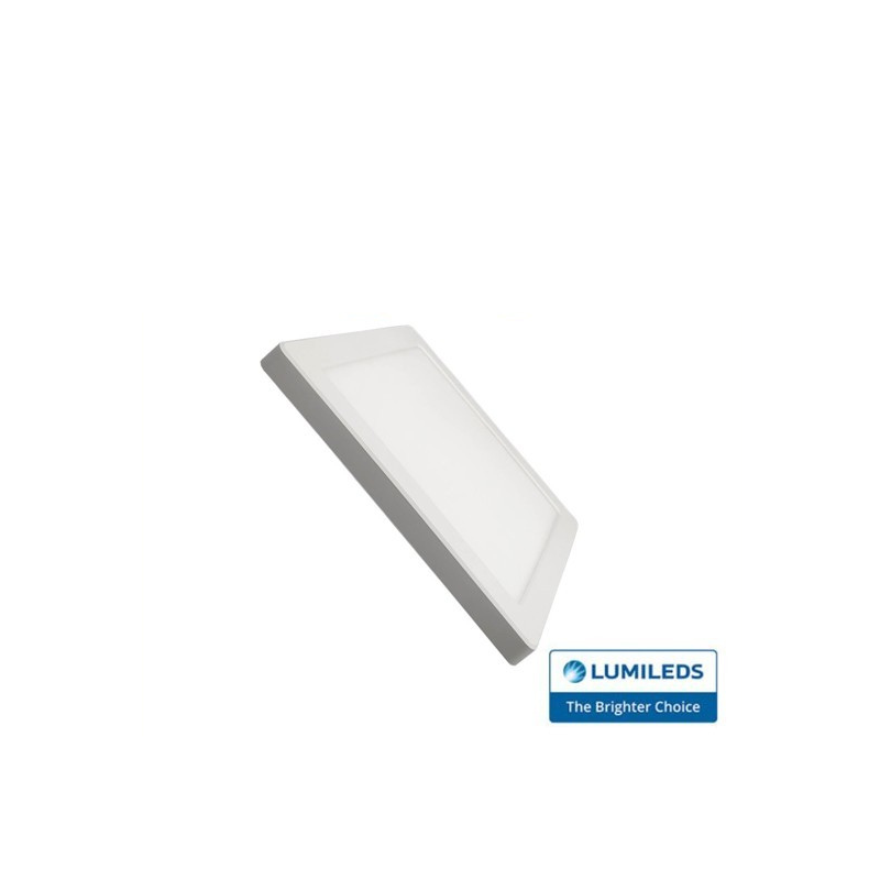 Downlight + LED ceiling - square - Moss white LumiledS - 24W Adjustable - CCT Selectable color