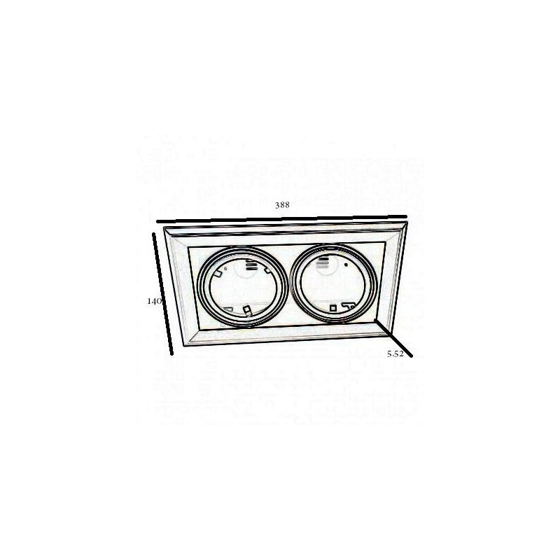 Buy Frame black double adjustable for AR111