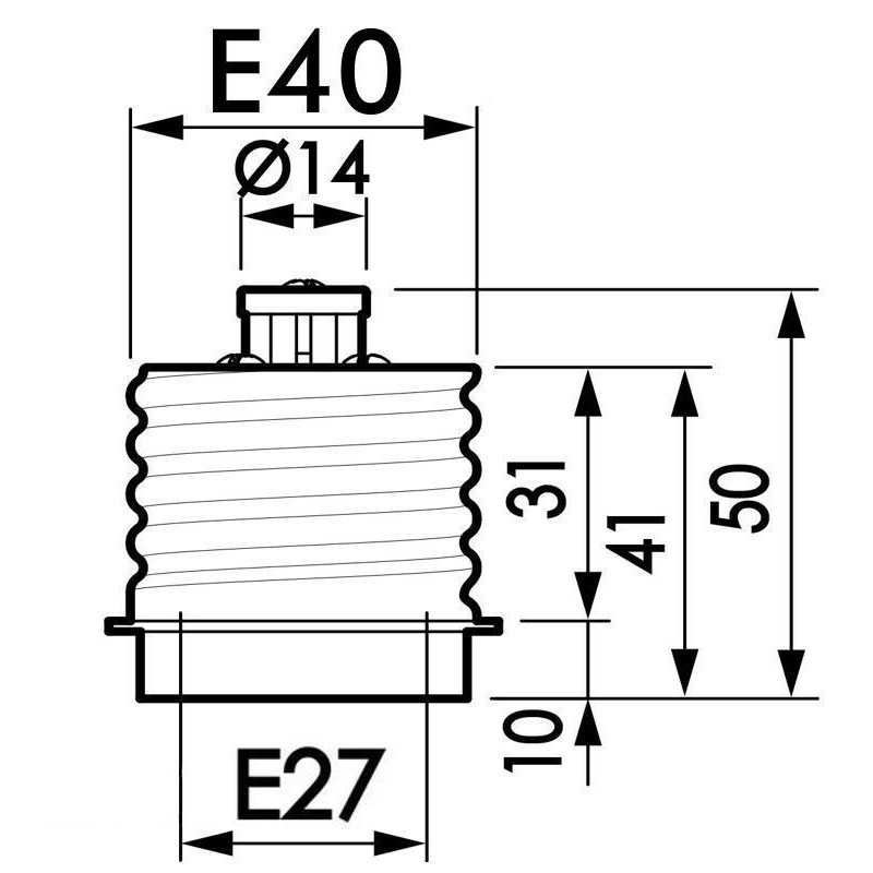 Comprar Socket Adapter IP20 E27-E40