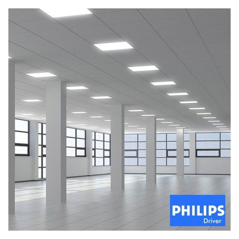 PACK 8 Panel LED 60x60 - SLIM FRAME- 40W - Philips Driver - UGR19 - ENEC05
