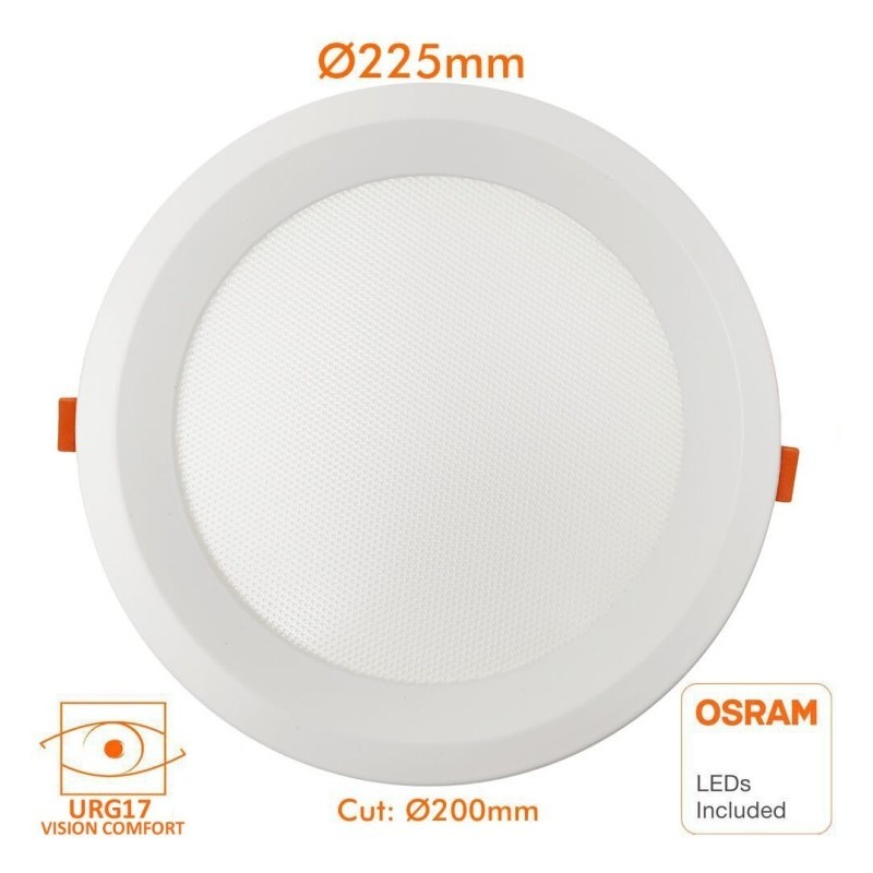 Downlight 24W circular - Osram Chip Duris E 2835 - CCT - UGR17