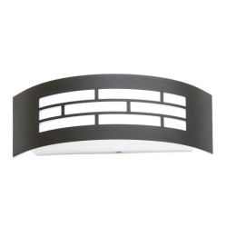Comprar Aplique Pared LED E27 GOTEMBURGO Gris IP44 - Luz Decorativa