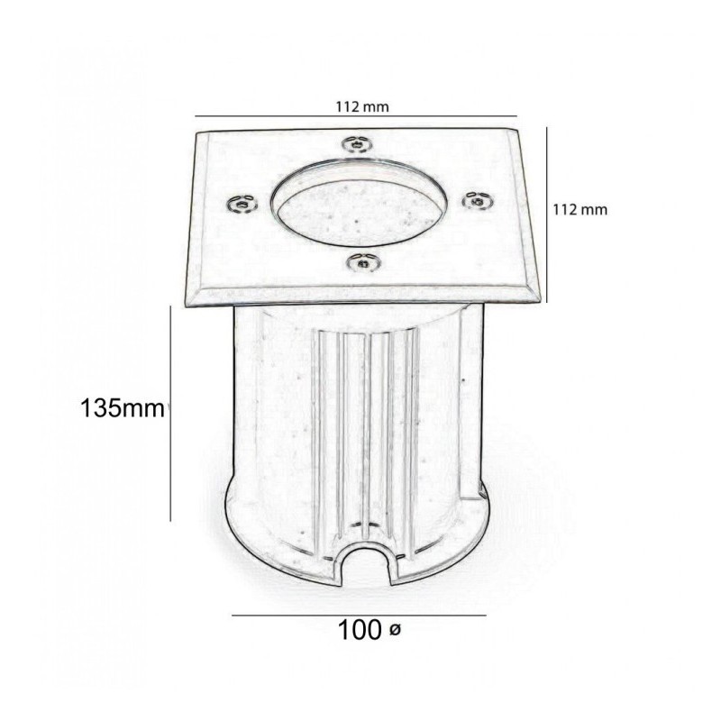 ACHETER Encastré plancher de boîtier IP65 pour GU10