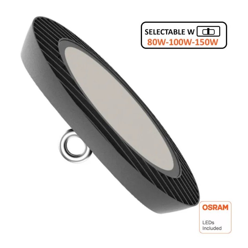 Campana Industrial LED 150W-100W-80W UFO ENDURANCE OSRAM CHIP DURIS E 2835