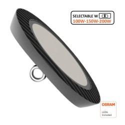Hood Industrial LED 200W-150W-100W UFO Endurance Osram Chip Duris E 2835