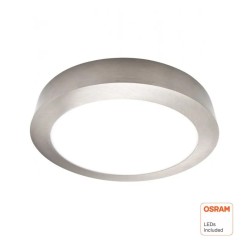 ▷ Acheter Plafonnier Circulaire Inox OSRAM 15W -Lumière Selectable CCT