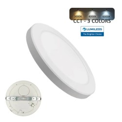 Downlight + LED ceiling - Circular-Moss White LumiledS - 18W Adjustable - CCT Selectable Color