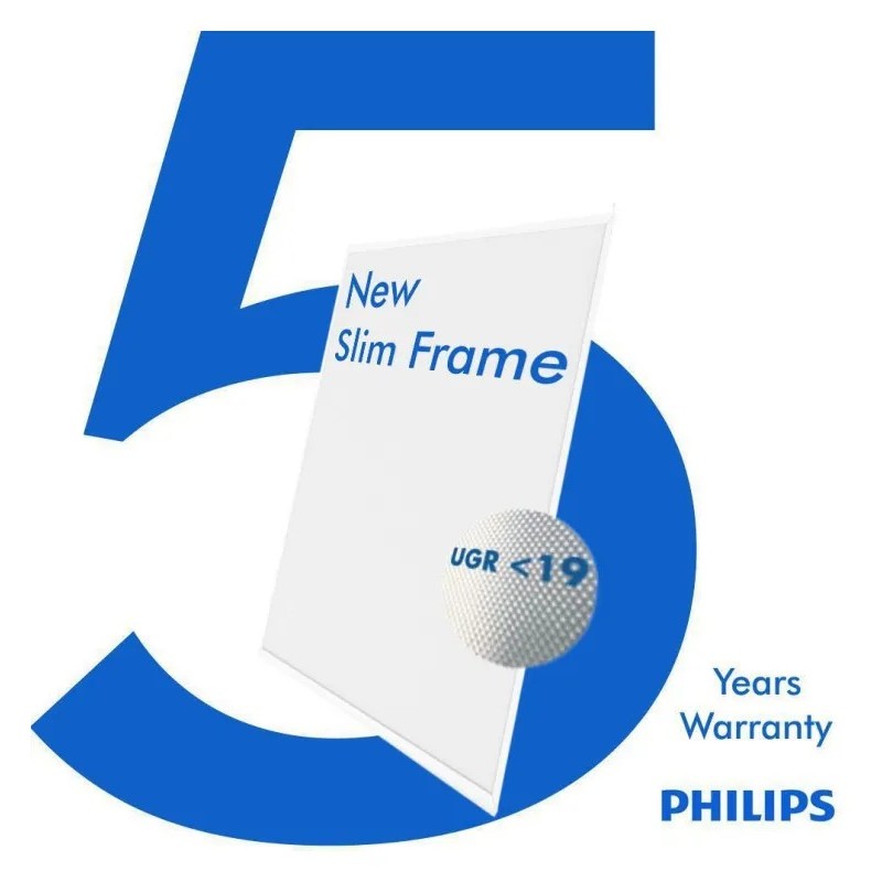 PACK 10 Panel LED 60x60 -SLIM FRAME- 40W - Philips Driver - ENEC05