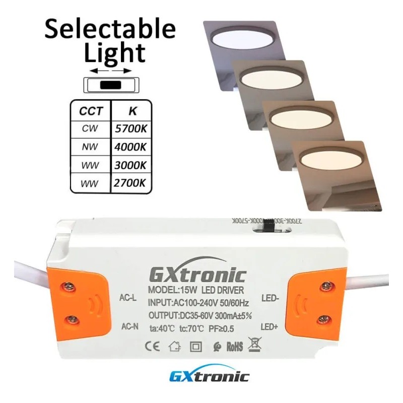 Plafoniera LED Superficie Circolare 20W - OSRAM CHIP DURIS E 2835