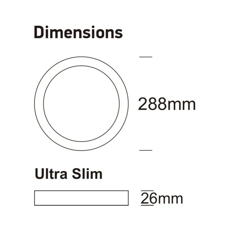 Buy Circular LED ceilings 30W UGR19 GXTRONIC | 4CCT | Ultra slim