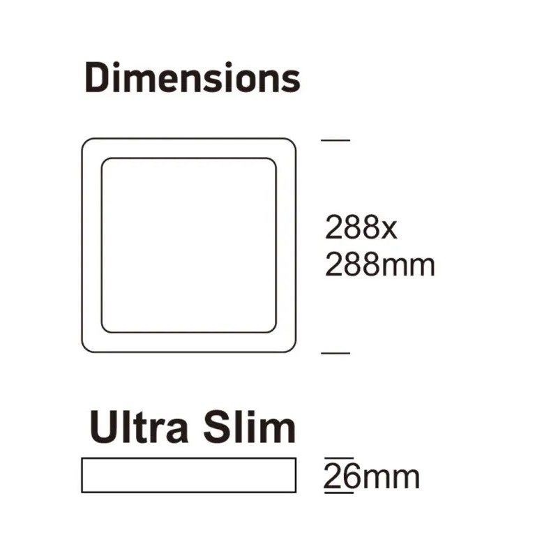 Comprar Plafón LED Cuadrado 30W UGR19 GXtronic | 4CCT | Ultra delgado